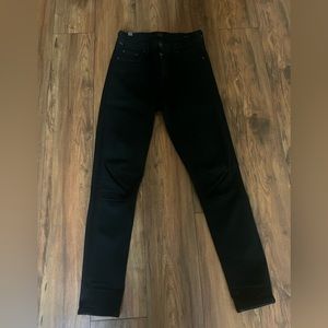 Citizens of Humanity Women's Rocket Crop High Rise Black Skinny Jeans